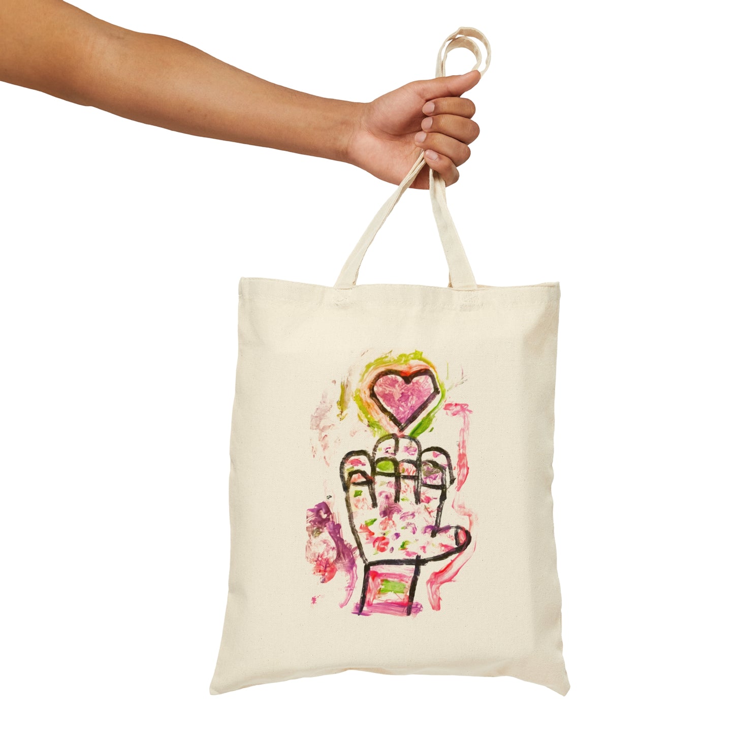 Touch of heart - Canvas Tote Bag