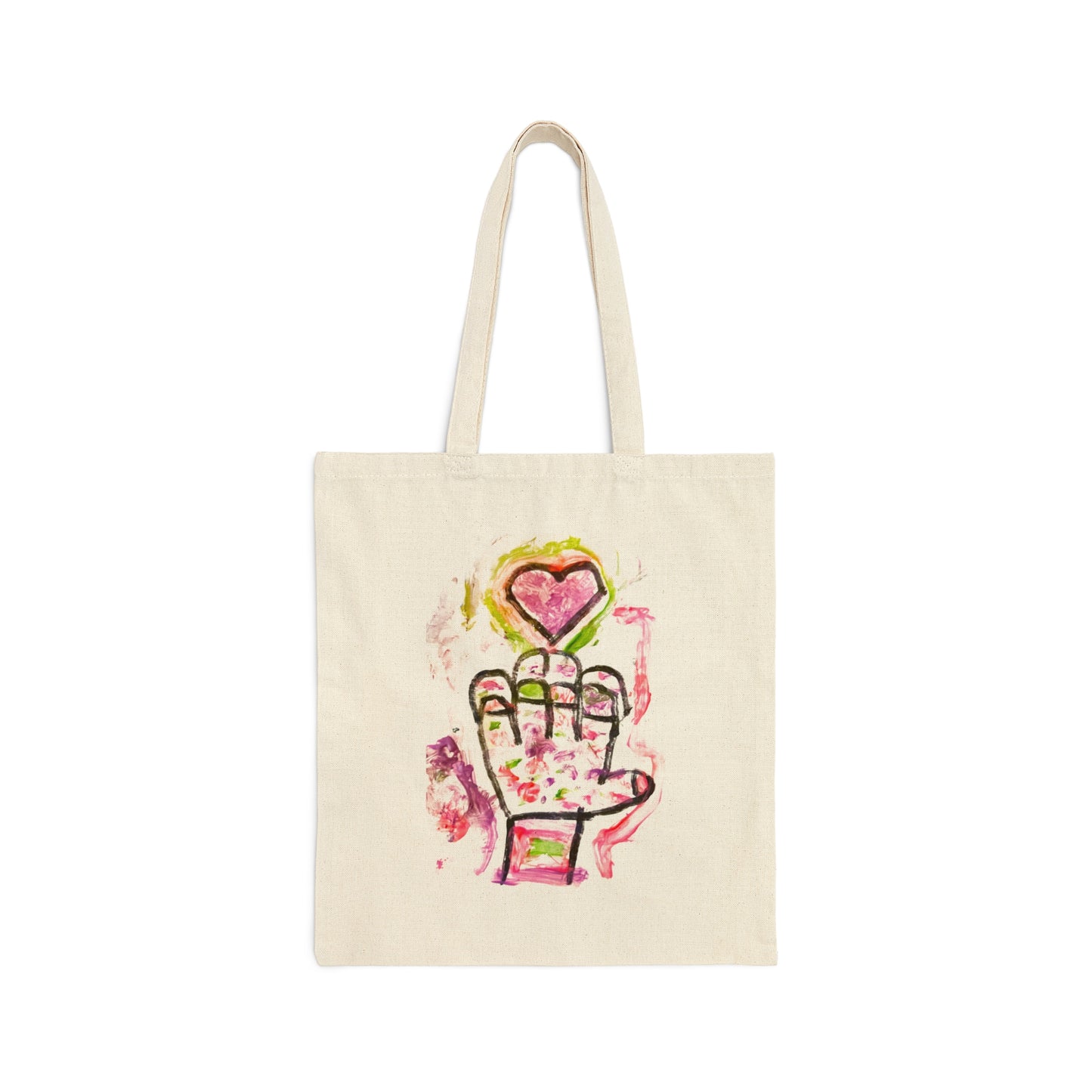 Touch of heart - Canvas Tote Bag